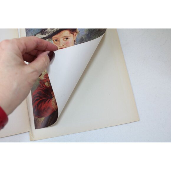 Rubens Le Chapeau de Paille Print Vintage 92813 Flemish School - Picture 3 of 5